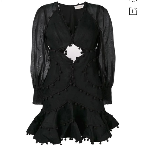🆕Zimmermann Bauble Corsage Mini Dress Sz 1 =US4-6 - Picture 4 of 9